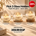 Pick 3 Glass Holders – Save 20%
