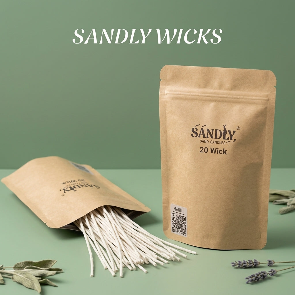 Refill - Sandly's Candle Ordinary Wick